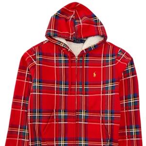 Polo by Ralph Lauren NWT Red Plaid Hoodie